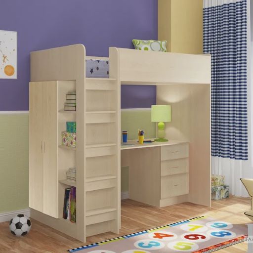 Кровать-чердак «Теремок-3»